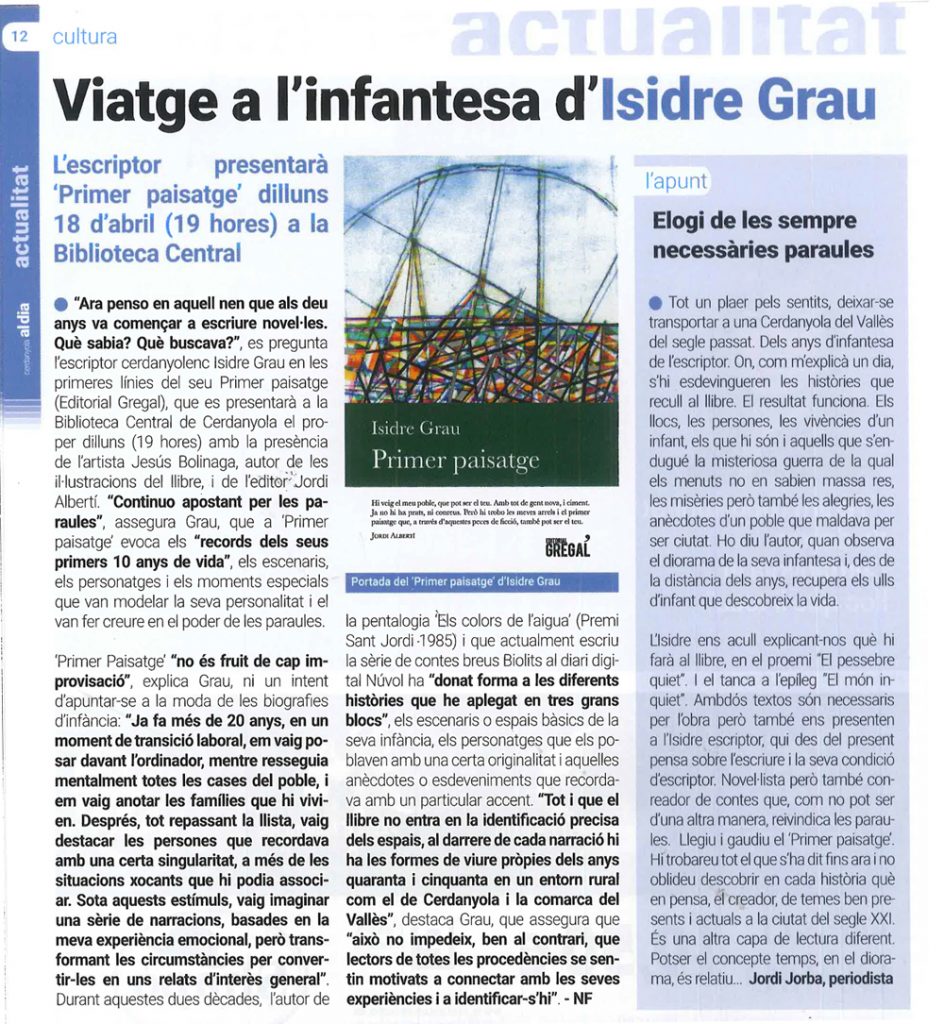 Paisatge Quiet CDV Al dia